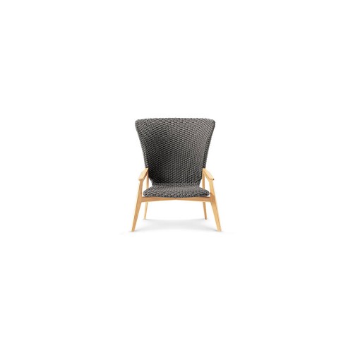 Fotoliu pentru sala de asteptare Ethimo colectia Knit, spatar inalt